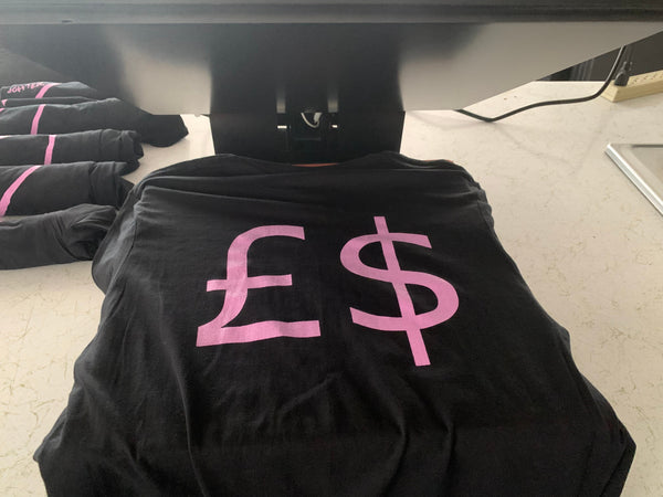 LOVESLAUGHTER Lavender Logo (T-Shirt)