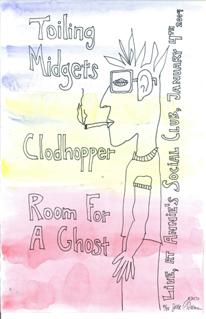 Poster 0000041 - Room For A Ghost - Live! At Annie's Social Club - 2008.12.19 (Poster)