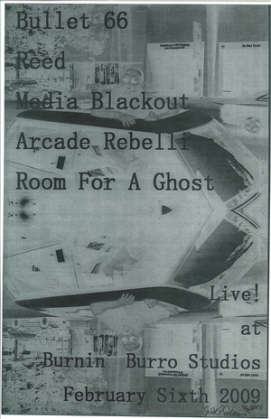 Poster 0000049 - Room For A Ghost- Live At Burnin' Burro Studios - 2009.02.06 (Poster)