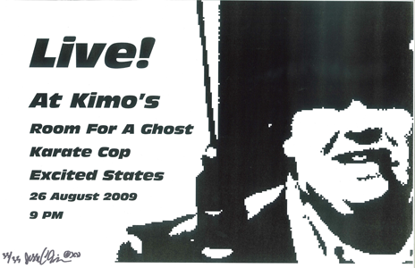 Poster 0000069 - Room For A Ghost - Live! At Kimo's - 2009.08.26 (Poster)