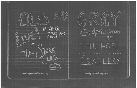Poster 0000084 - Old And Grey - Live! At The Stork Club/ Fort Gallery - 2010.04.01/02 (Poster)