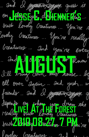 Poster 0000090 - Jesse C. Dienner - Live! At The Forest - 2010.08.27 (Poster)
